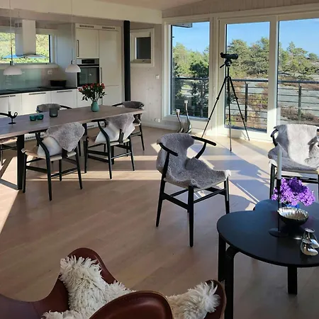 Feriehus Modern With Sea Views In Portor Stabbestad